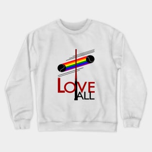 Love All Pride - Tennis Bauhaus Crewneck Sweatshirt